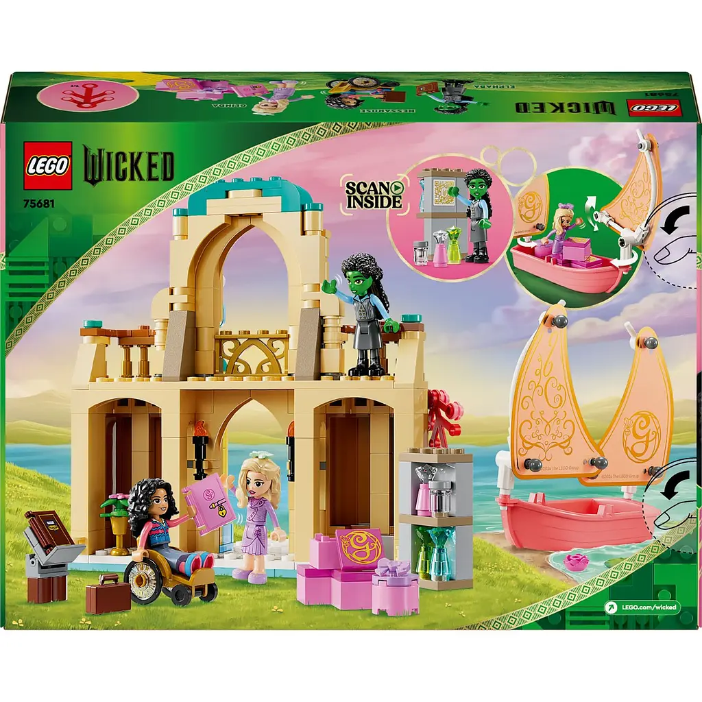 Конструктор LEGO Wicked Глинда, Эльфаба и Несароза в Университете Шиз 304 детали (75681) - фото 3