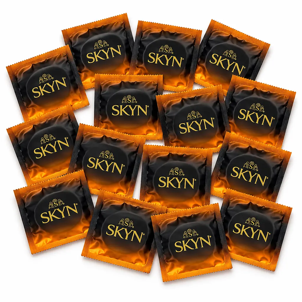 Презервативи Skyn Large безлатексні 15 шт — збільшений розмір, поліізопрен, комфорт та природні відчуття поштучно