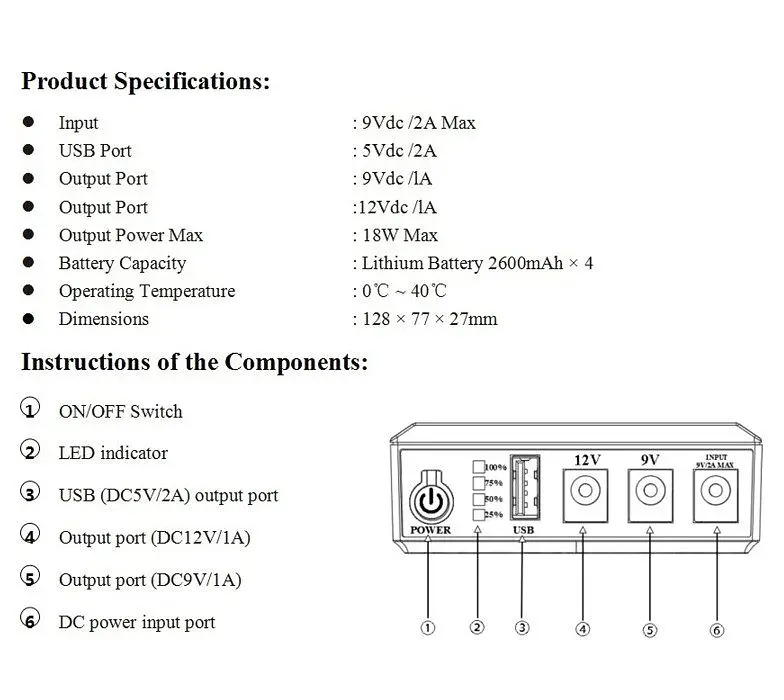 UPS ИБП для роутера, ONU модема, Wi-Fi интернет без света, Voltronic DC18W 10400mAh - фото 7