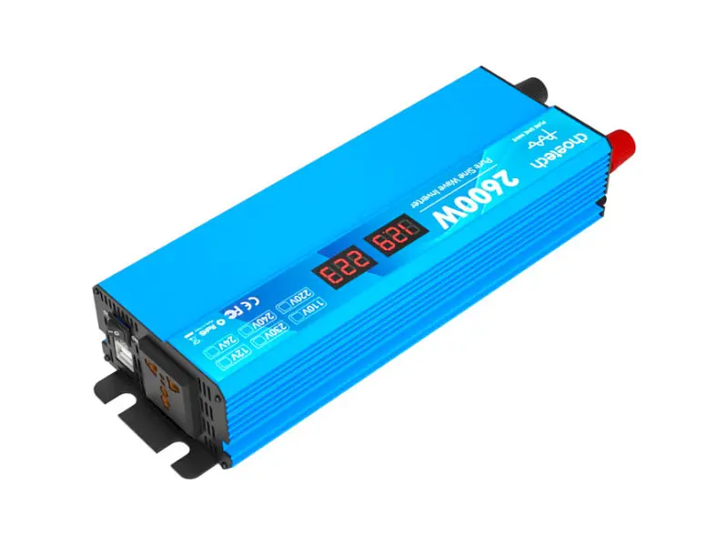 Автомобільний інвертор Choetech CJ2600Q-V2 12V/220V 1300W