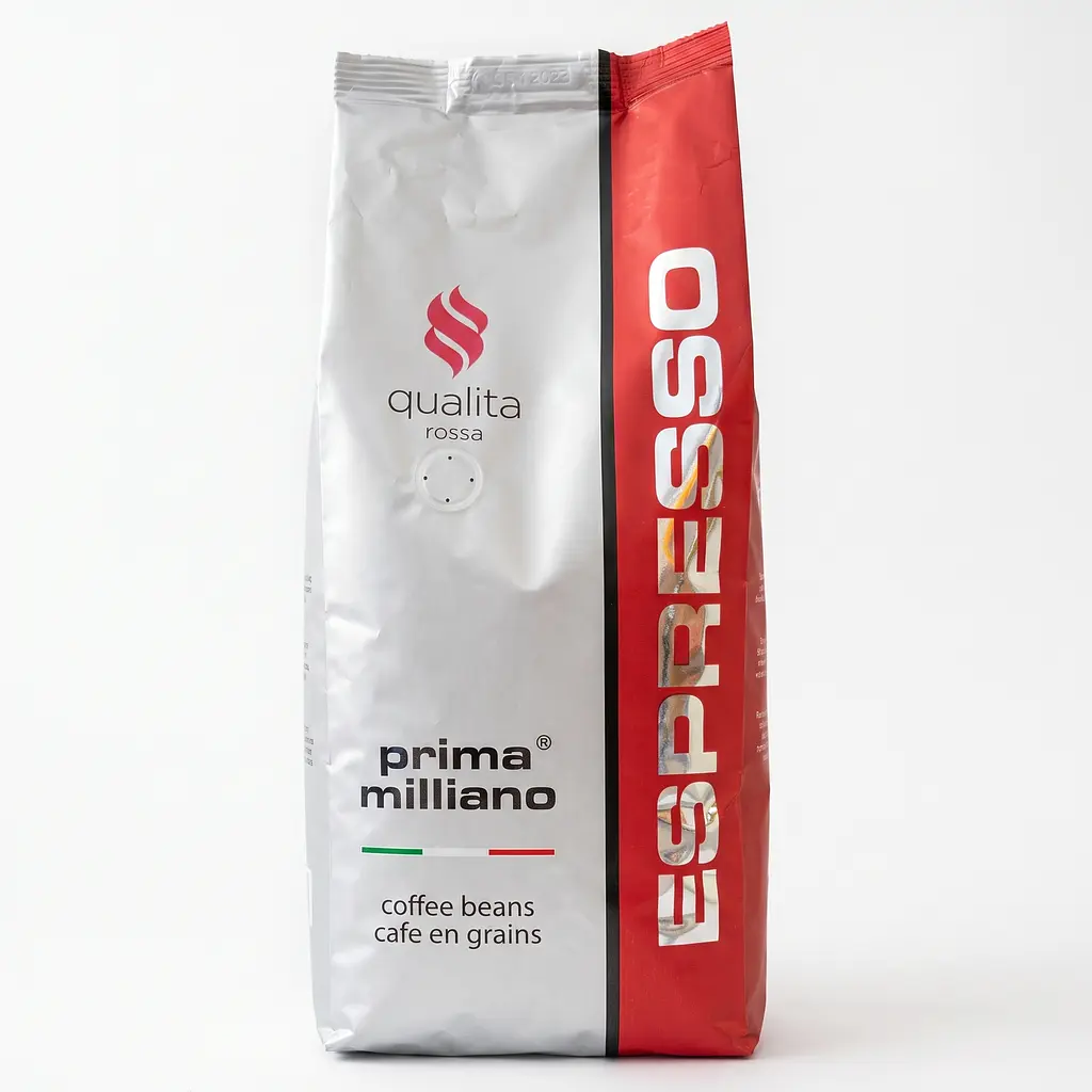 Кава в зернах Prima Espresso Milliano Qualita Rossa 1 кг (50/50)