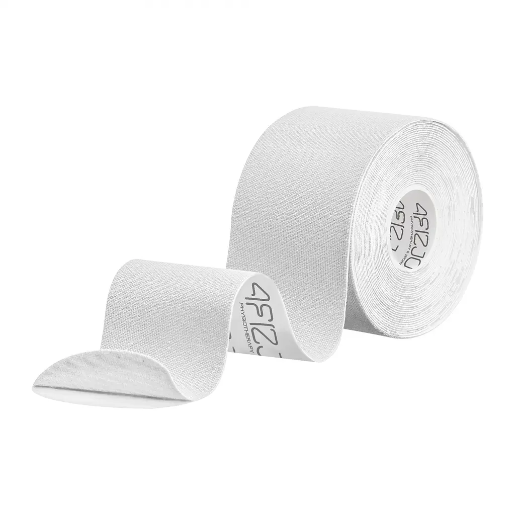 Стрічка кінезіологічна (кінезіо тейп) 4FIZJO 5 см x 5 м 4FJ0544 White (P-5907739318831) - фото 6