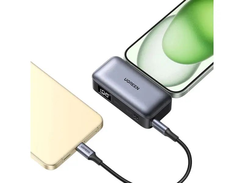 Зовнішній акумулятор (Power Bank) UGREEN Nano 5000mAh 22.5W USB Type-C Gray (35338) - фото 4