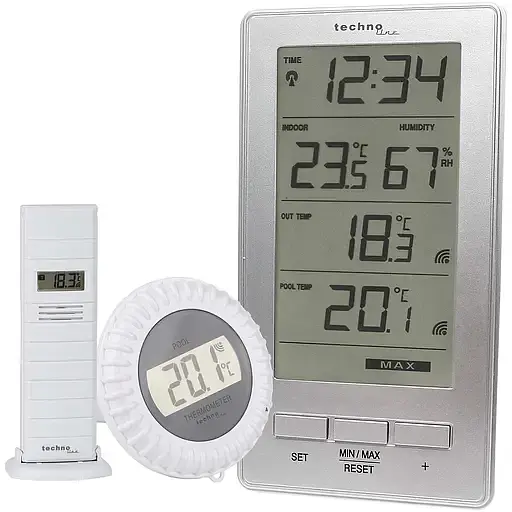 Термогігрометр Technoline WS9069 IT Silver (WS9069) - фото 2