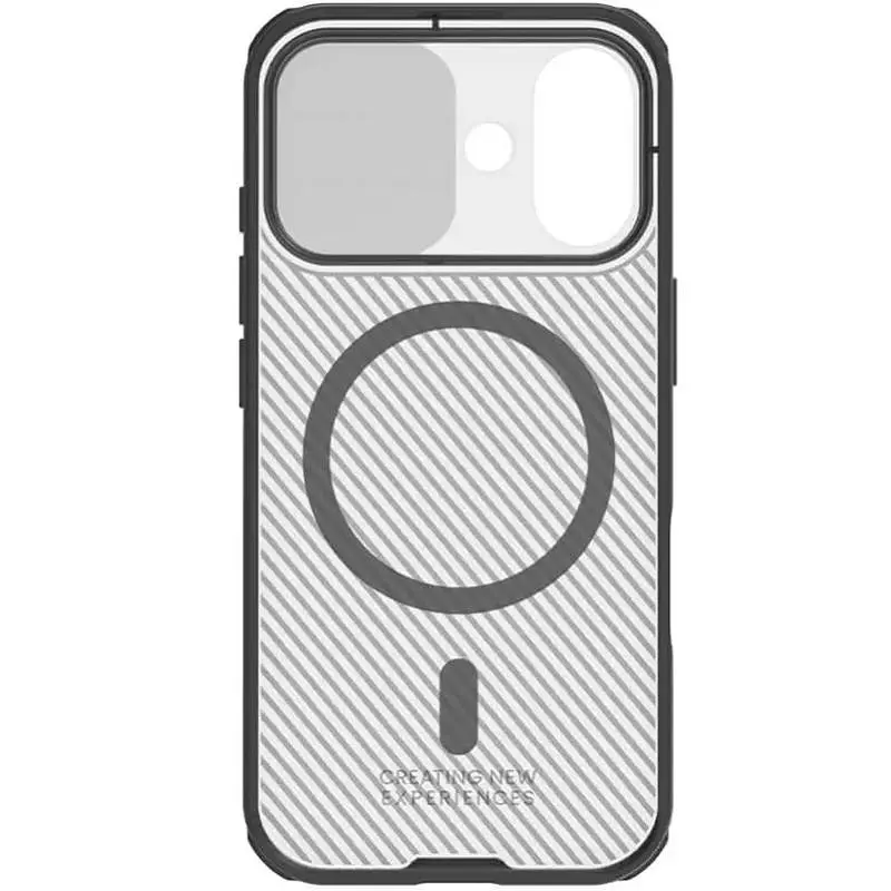 Карбонова накладка Nillkin CamShield Pro Magnetic для Apple iPhone 17 (6.3) Transparent black - фото 5