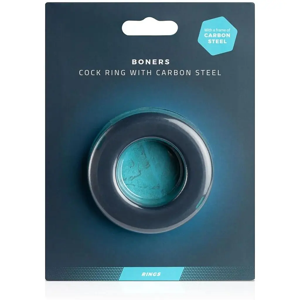 Эрекционное кольцо BOners Cock Ring With Carbon Steel - фото 3