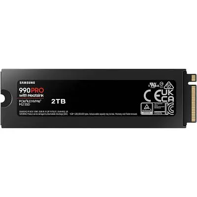 Накопитель SSD M.2 2280 2TB 990 PRO with Heatsink Samsung (MZ-V9P2T0CW) - фото 2