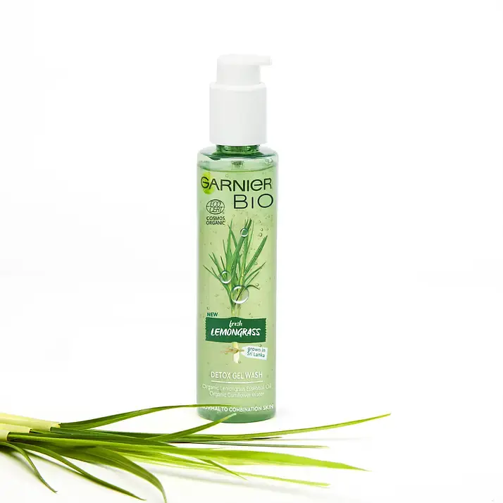 Детокс-гель для вмивання Garnier Bio для нормальної та комбінованої шкіри обличчя з екстрактом лемонграсу 150 мл (C6308400) - фото 2