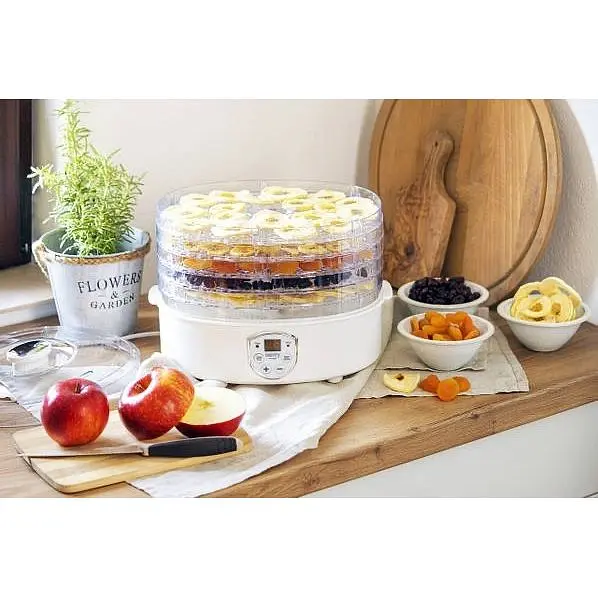 Сушилка-дегидратор для фруктов и овощей Camry CR 6659 550 Вт до 70°С автоматическая 5 лотков - фото 6