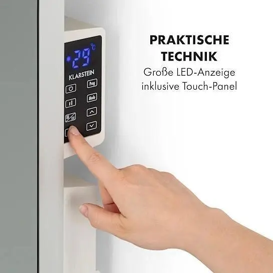 Инфракрасный обогреватель для ванной комнаты Klarstein Hot Spot Crystal Flow LED (10035036) - фото 5