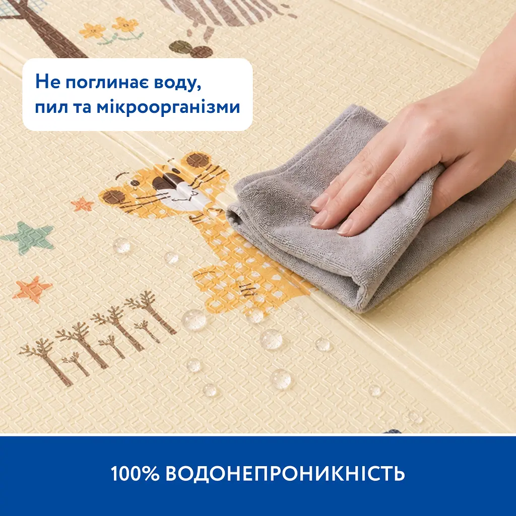 Великий двосторонній термокилимок Piccolino Дивовижні історії 180х200х1.5 см (26000065) - фото 7