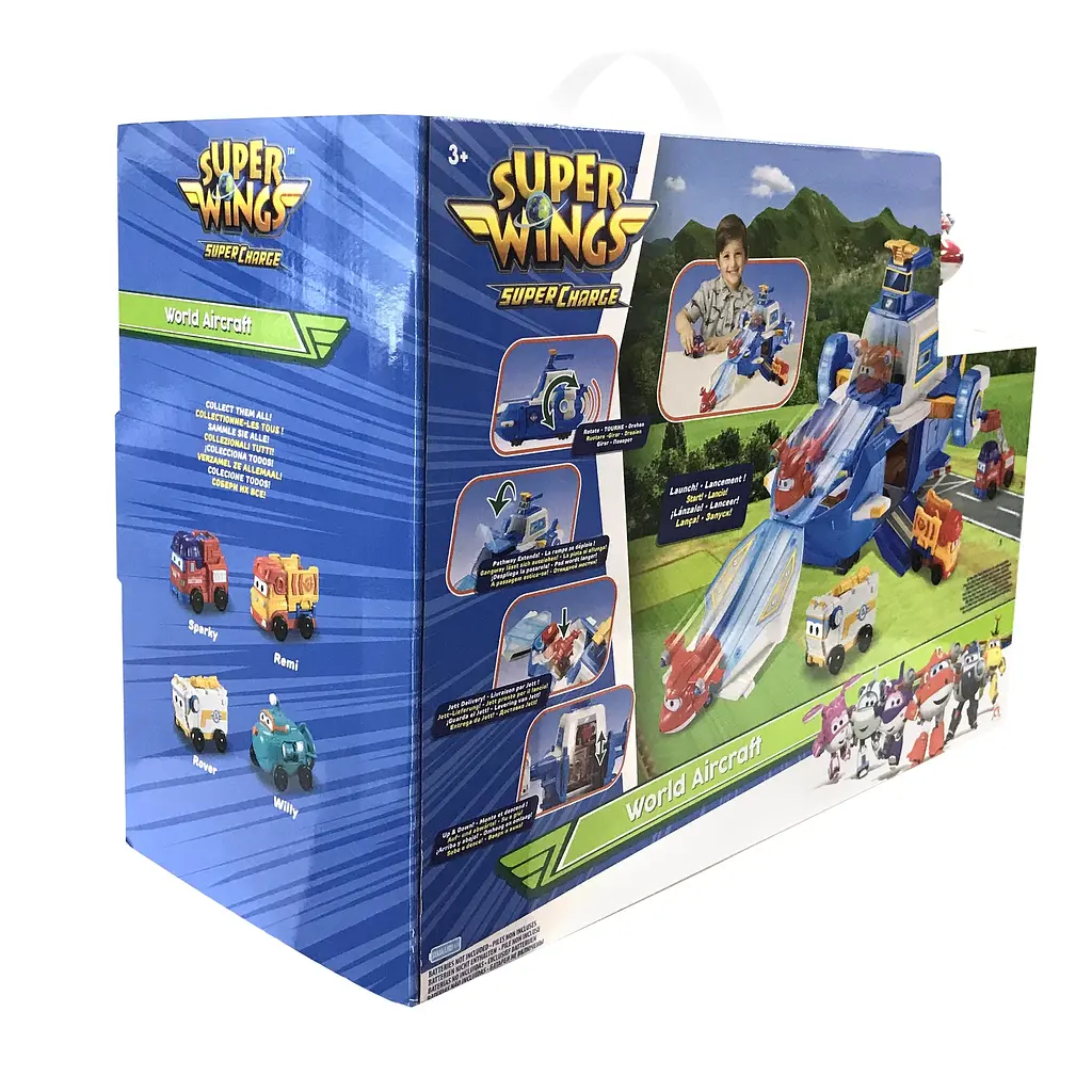 Ігровий набір Super Wings Supercharge Air Moving Base Повітряна база, зі світловими та звуковими ефектами (EU740831) - фото 7