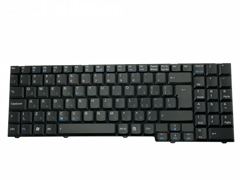 Клавіатура для ноутбука Asus (M50, M70, X70, X71, G50) Black - фото 2