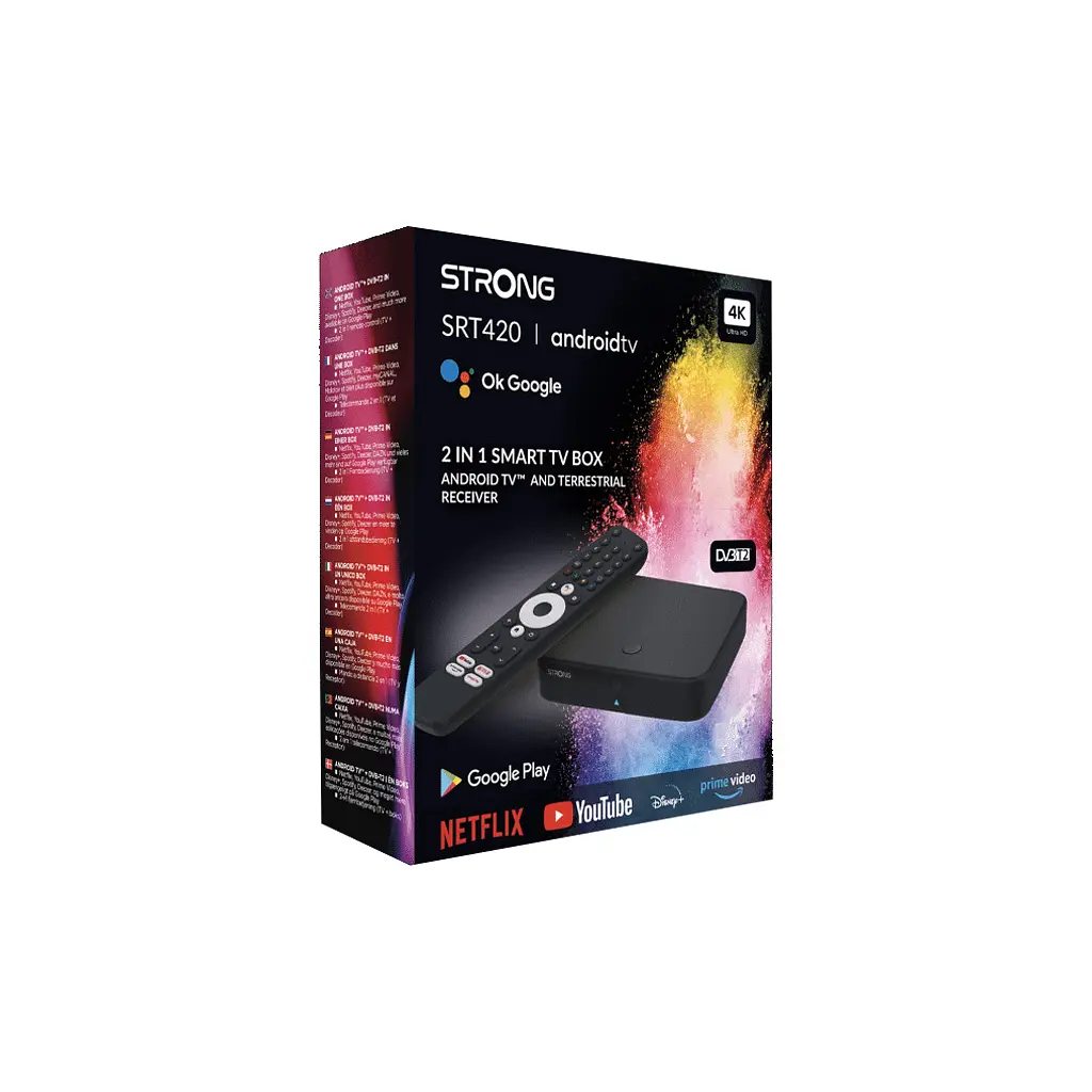 Медіаплеєр Strong SRT 420 Android TV і ефірний приймач в одному пристрої (SRT 420) - фото 8