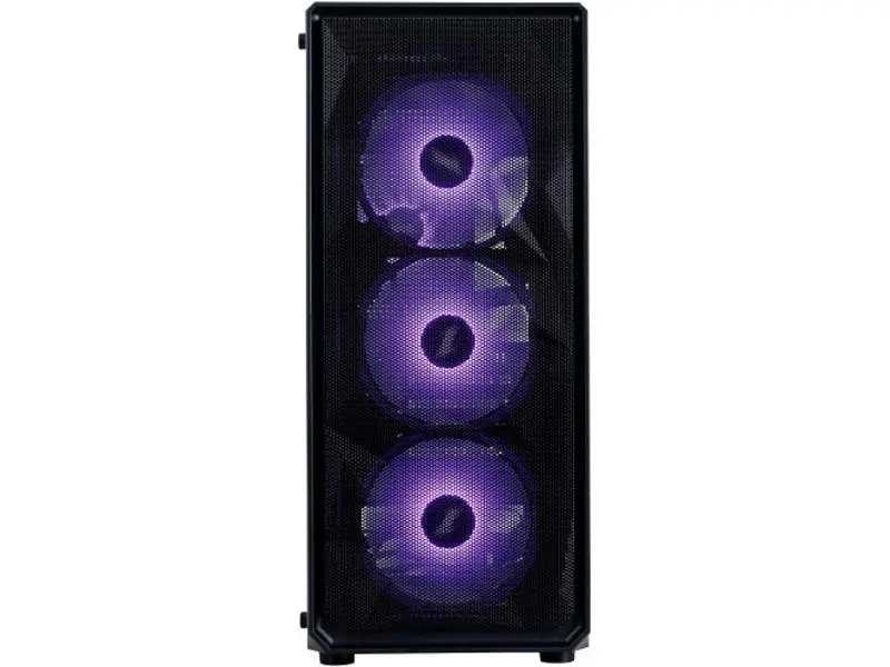 Корпус 1stPlayer FD3-M-BK-4F7 Black - фото 2