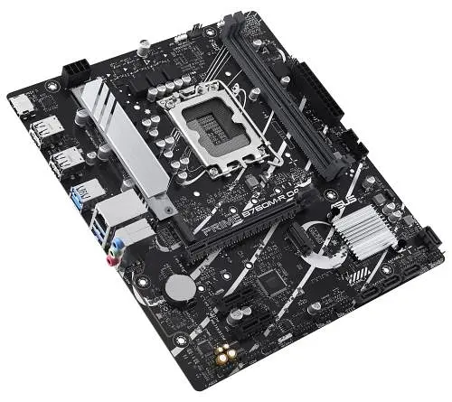 Материнська плата LGA1700, Asus PRIME B760M-R D4, B760, 2xDDR4, Int.Video(CPU), 4xSATA3, 2xM.2, 1xPCI-E 4.0 x16, 2xPCI-E 4.0 x1, Realtek 7.1, Realtek 2.5Gb, 6xUSB3.2/6xUSB2.0, HDMI, MicroATX - фото 5