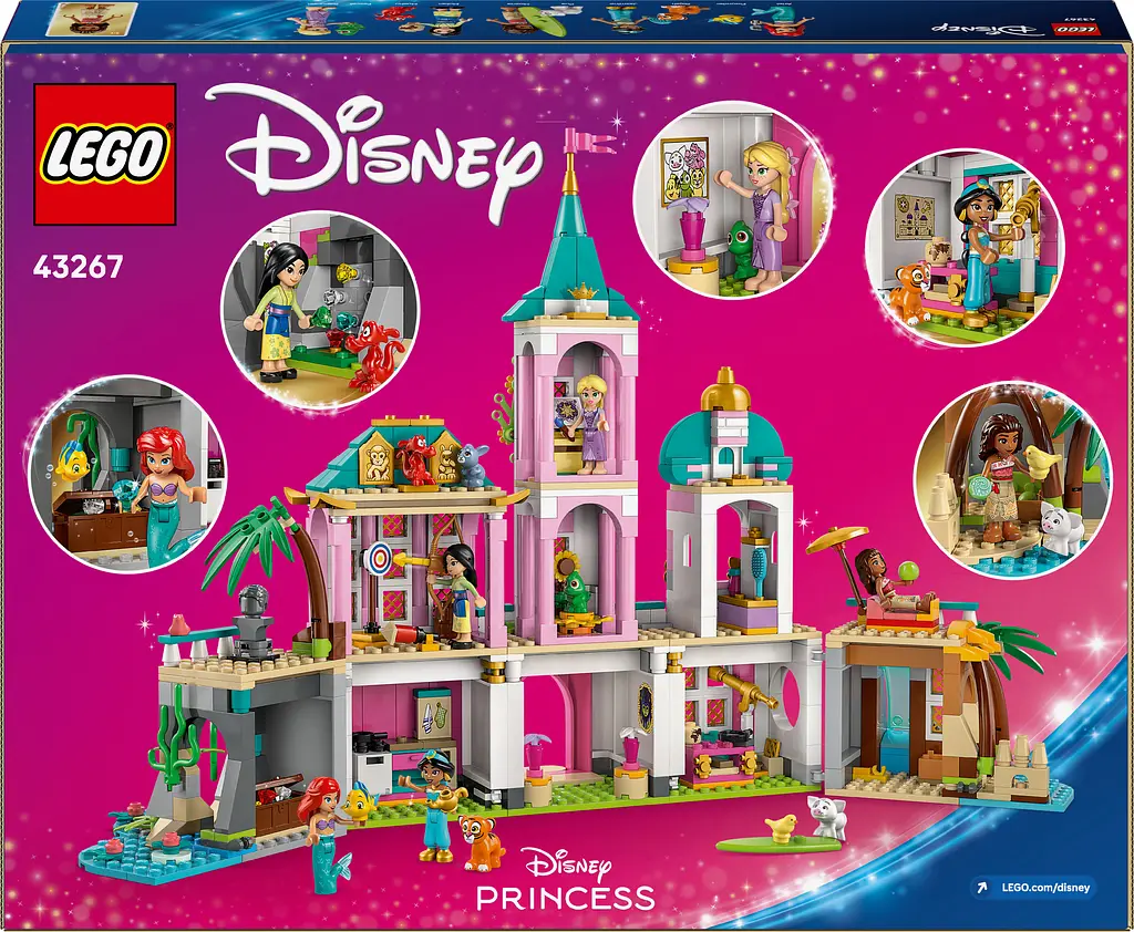 Конструктор LEGO Disney Princess Замок принцессы и королевские любимцы 787 деталей (43267) - фото 2