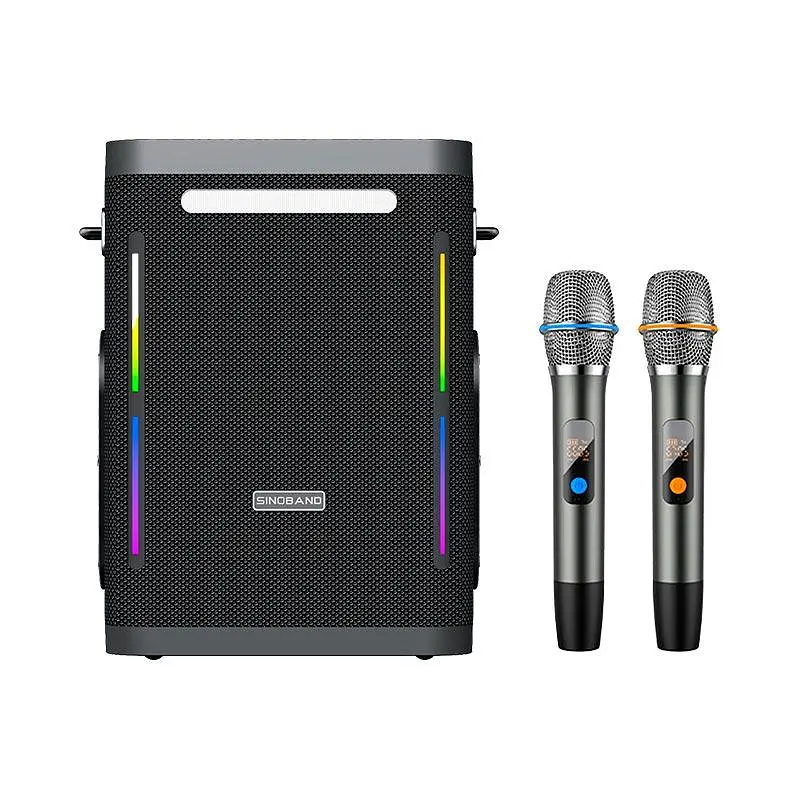 Акустика-караоке Xdobo Party 1981 II (with 2 MIC) BT5.3, 300W, AUX/TF/USB, 65W/5A input power, 20h