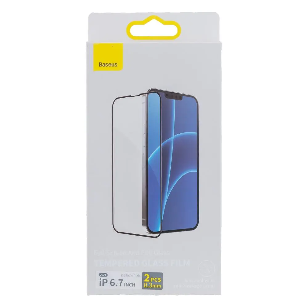 Захисне скло BASEUS 0.3 mm SGQP010201 Apple iPhone 13 Pro Max/ iPhone 14 Plus 2 шт Black (27521_1833619) - фото 2