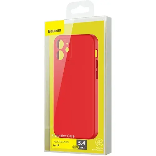 Чохол Baseus для iPhone 12 Mini Червоний (WIAPIPH54NYT09) - фото 3