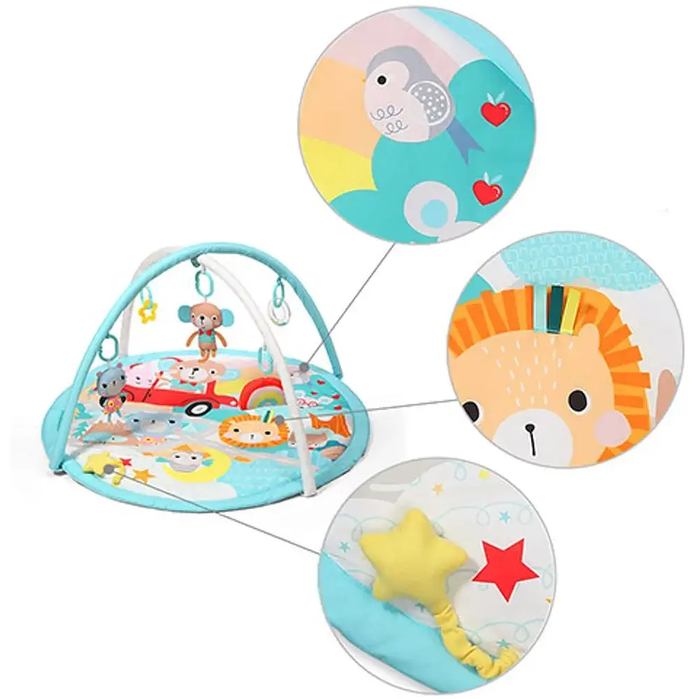 Дитячий килимок BabyOno Лісові друзі розвивальний 90x52 см (2136278136) - фото 4