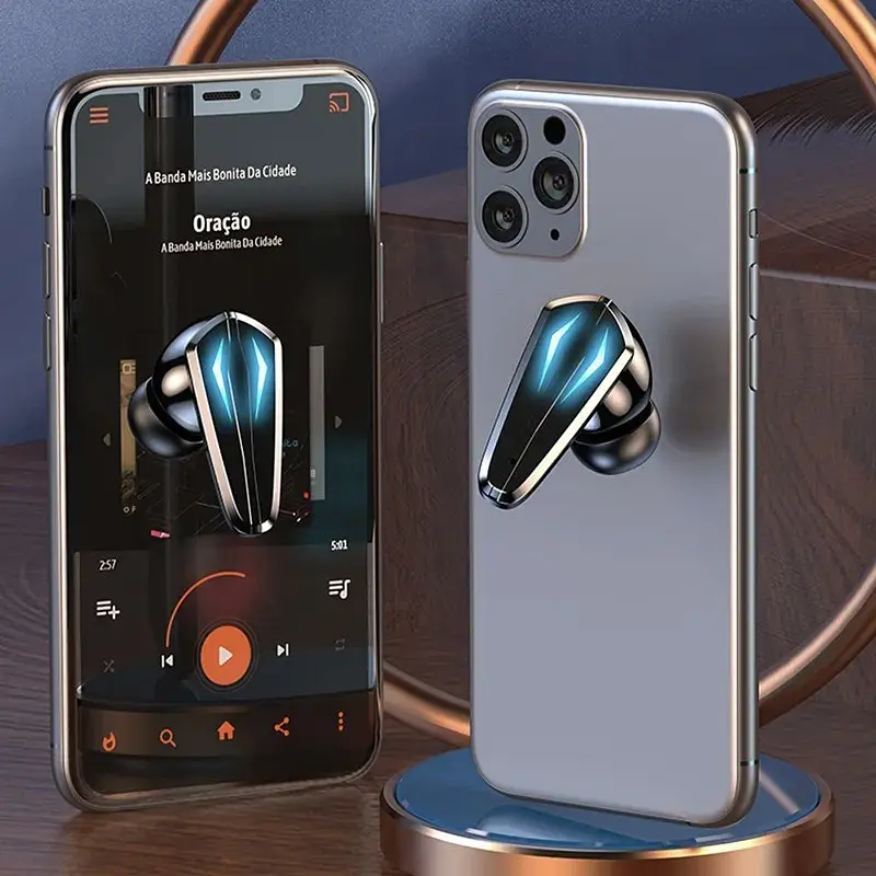 Бездротові ігрові Bluetooth навушники TWS X6 із зарядним кейсом та індикатором заряду Чорний - фото 6
