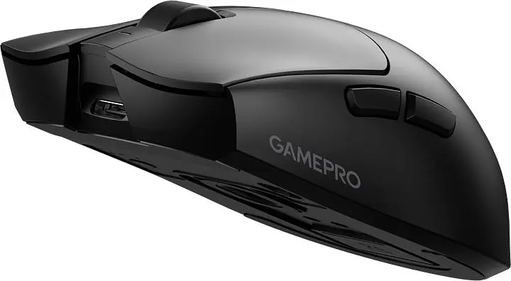 Мышь GamePro Genesis Wizard Wireless/Bluetooth/USB PixArt PAW3311 Sensor Black (GM160B) - фото 3