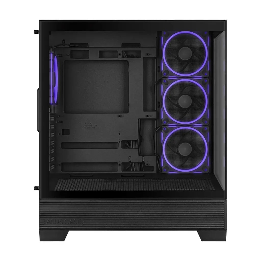 Корпус для ПК ASUS A31 Plus Tempered Glass Black (90DC00R0-B19000) - фото 2