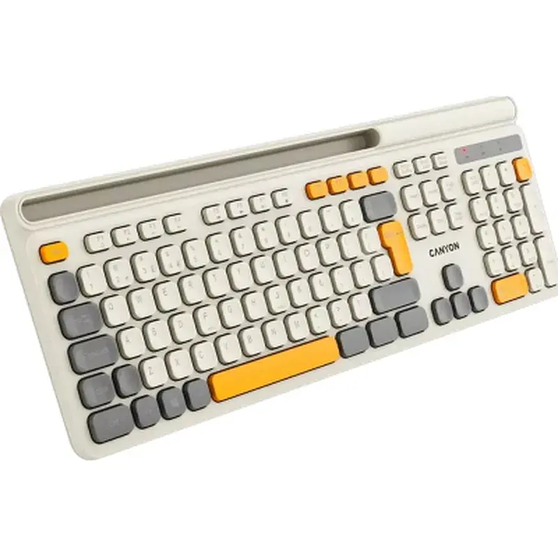 Клавіатура Canyon HKB-W03 Wireless UA Beige (CNS-HKBW03BG) - фото 4