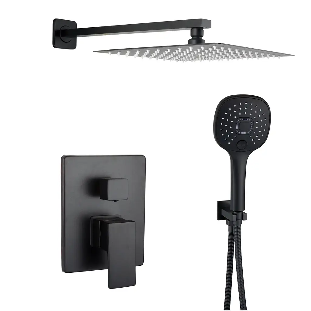 Душова система Globus Lux Smart GLM-205-BB, Чорний матовий - фото 8