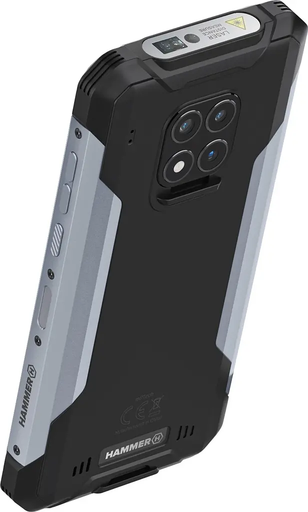 Смартфон Hammer Construction 6/128GB Black Global - фото 7