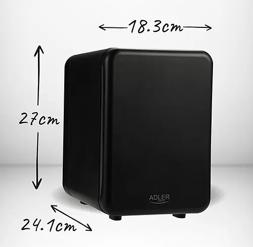 Холодильник (міні бар) Adler AD 8084 black - фото 8