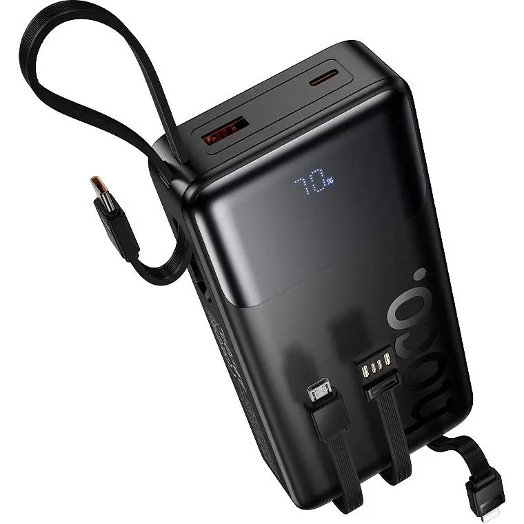 Зовнішній акумулятор Hoco J156A Founder 20000mAh 22.5W Black (6942007662284) [174705] - фото 2
