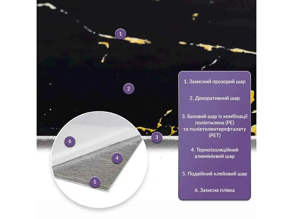 Самоклеюча PET плитка STICKER WALL 600x300мм x 2мм стінова SW-00002302 - фото 3