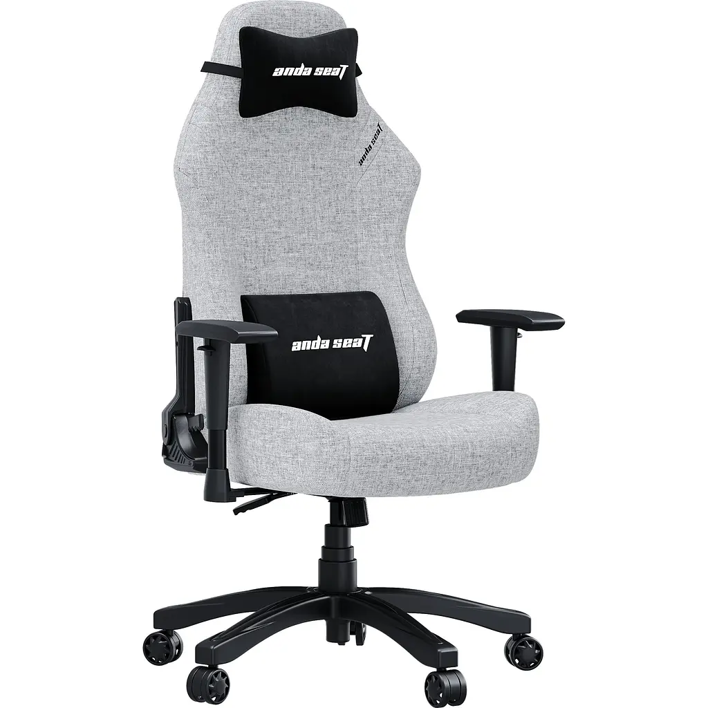 Кресло игровое Anda Seat Luna Size L Grey Fabric (AD18-44-GF) - фото 2
