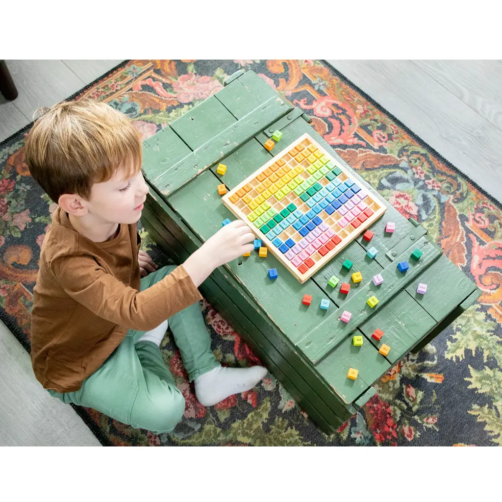 Розвиваючий набір «Таблиця множення» New Classic Toys, дерев'яний - фото 4