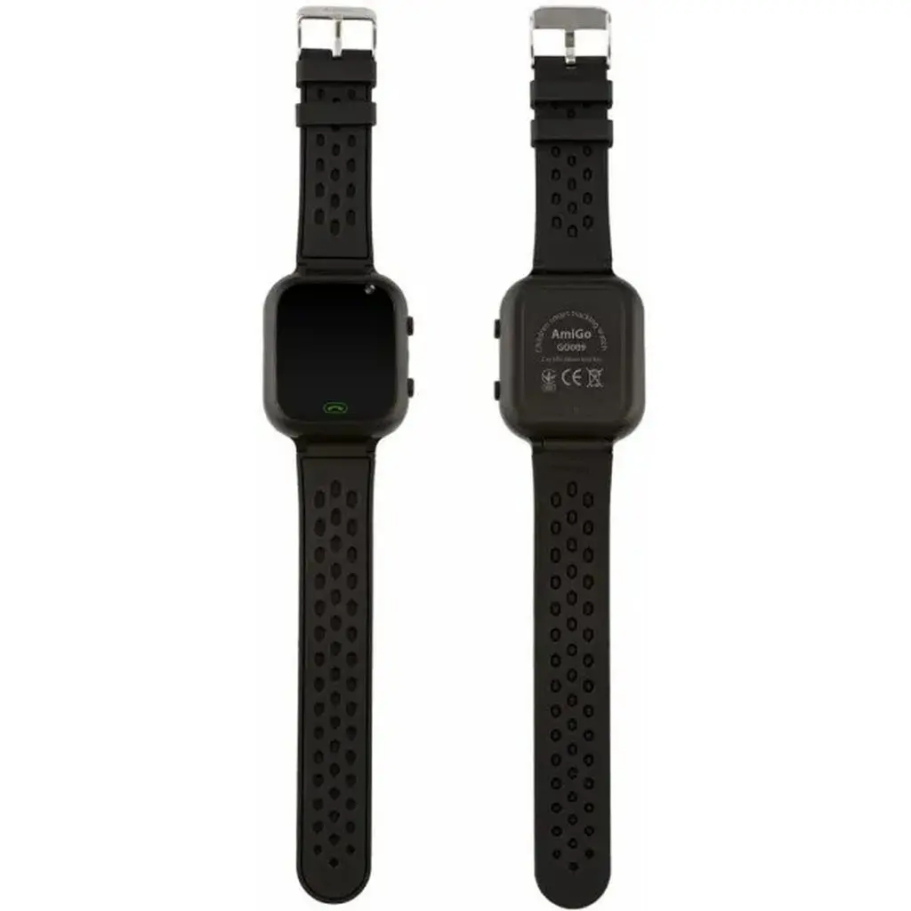 Smart Watch AmiGo GO009 Camera+Led Black UA UCRF - фото 3