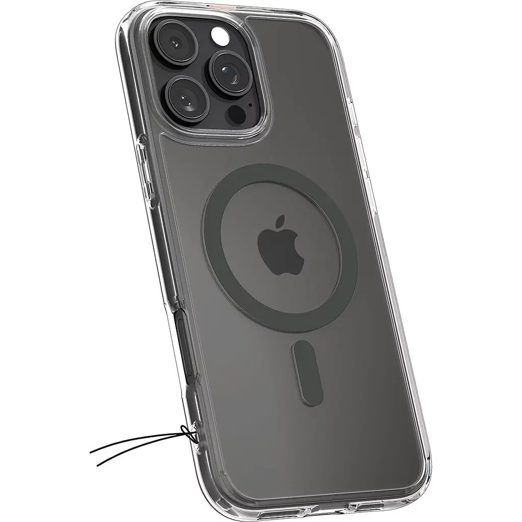Чохол протиударний Spigen Ultra Hybrid MagFit MagSafe для Iphone 16 Pro Max (6.9") Прозорий Graphite ACS07999 - фото 2