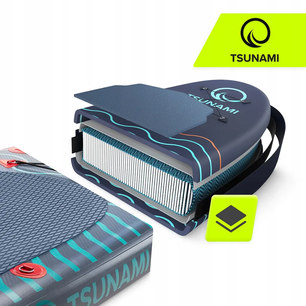Надувна SUP дошка TSUNAMI 350 см із веслом Wave T03 (P-5907739314222) - фото 12
