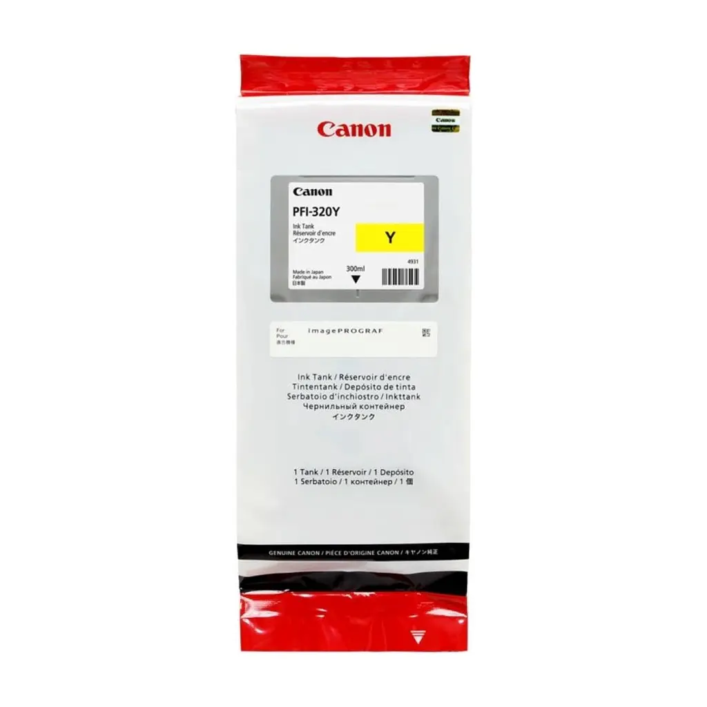 Картридж Canon PFI-320 Yellow, 300ml (2893C001AA) - фото 2
