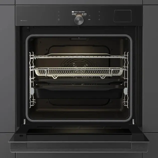 Gorenje Духовий шафа електричний, 77л, A+, пара, дисплей, піроліз, готов. на різних рівнях, чорний - фото 6