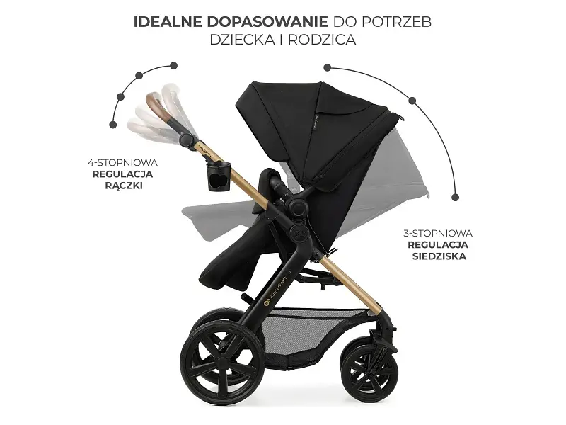 Універсальна коляска 3 в 1 KinderKraft Moov 2 Pure Black (KSMOOV02BLKEV00) - фото 12