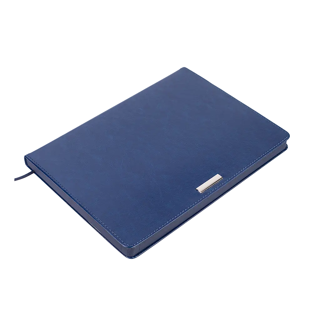 Щоденник недатований Buromax Salerno L2U А4 штучна шкіра 336 сторінок синій (BM.20990-02) - фото 2