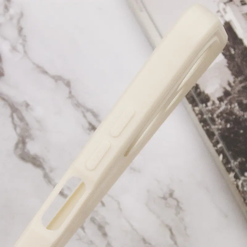Силиконовый чехол Candy Full Camera для Infinix Hot 30 Play Бежевый / Antique White - фото 4