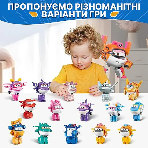 Ігрова фігурка-трансформер Super Wings Transform-a-Bots Тікі (Tiki) 5 см (EU780059) - фото 7
