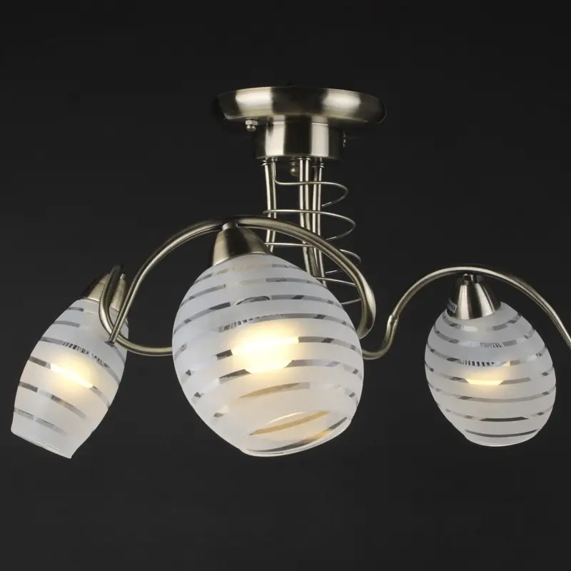 Люстра потолочная Brille E14 40W BZ (LK-529C/3) - фото 5