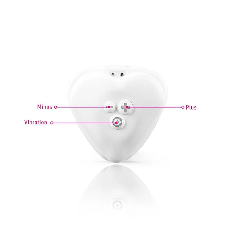 Вібратор для клітора Mystim Heart´s Desire White, 8 режимів, дуже потужний - фото 7