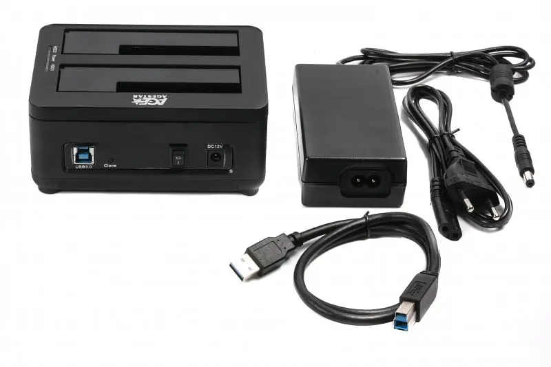 Зовнішня кишеня 2.5/3.5 SATA HDD/SDD USB3.0 Agestar 3UBT8 Black - фото 2