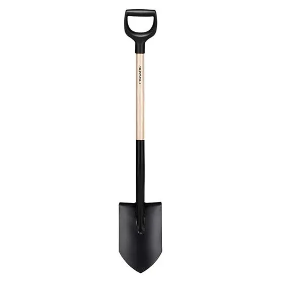 Лопата з дерев'яною ручкою Fiskars Solid™ (1066721)
