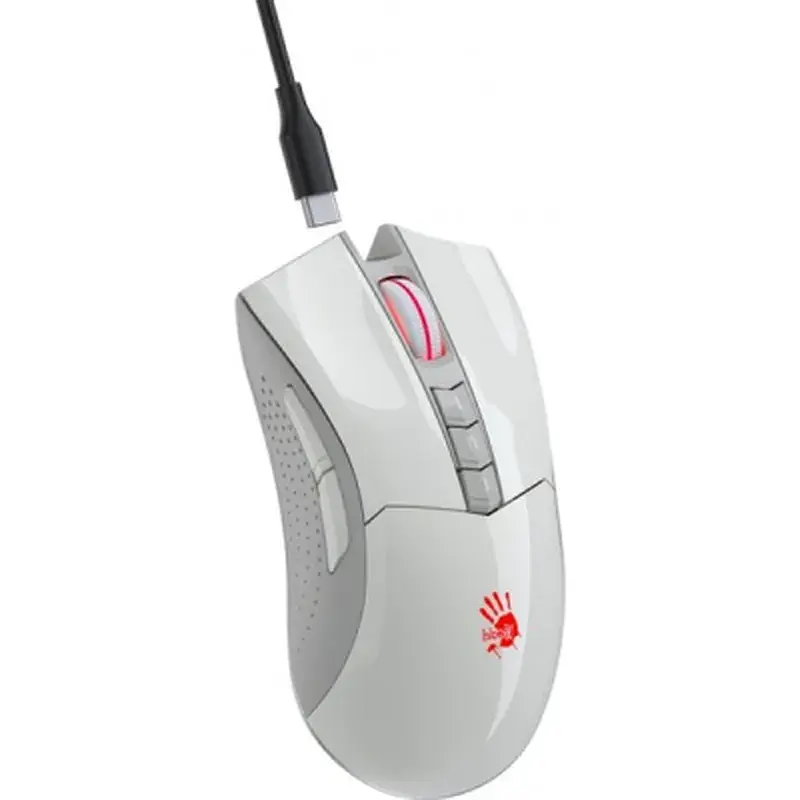 Мишка A4Tech Bloody R90 Plus Wireless Greyish White (4711421001731) - фото 3